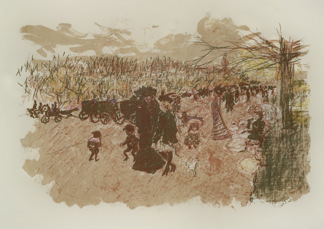 Avenue v Bouloňském lesíku, 198999 od Pierre Bonnard