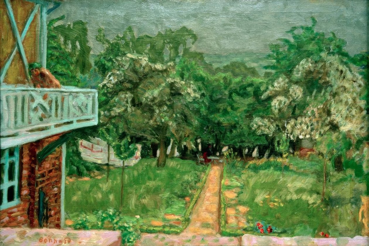 Modrý balkon od Pierre Bonnard