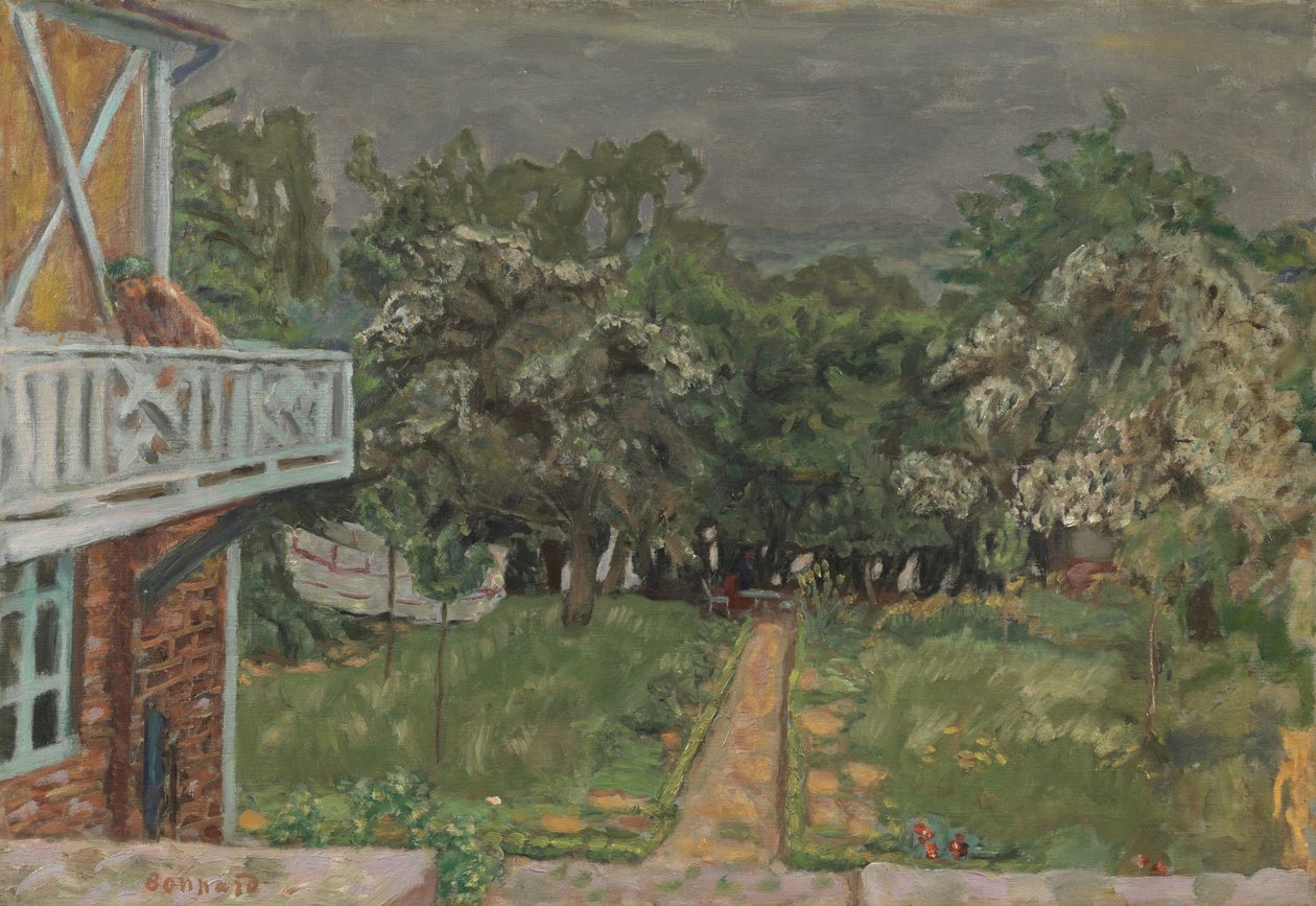 Modrý balkon od Pierre Bonnard