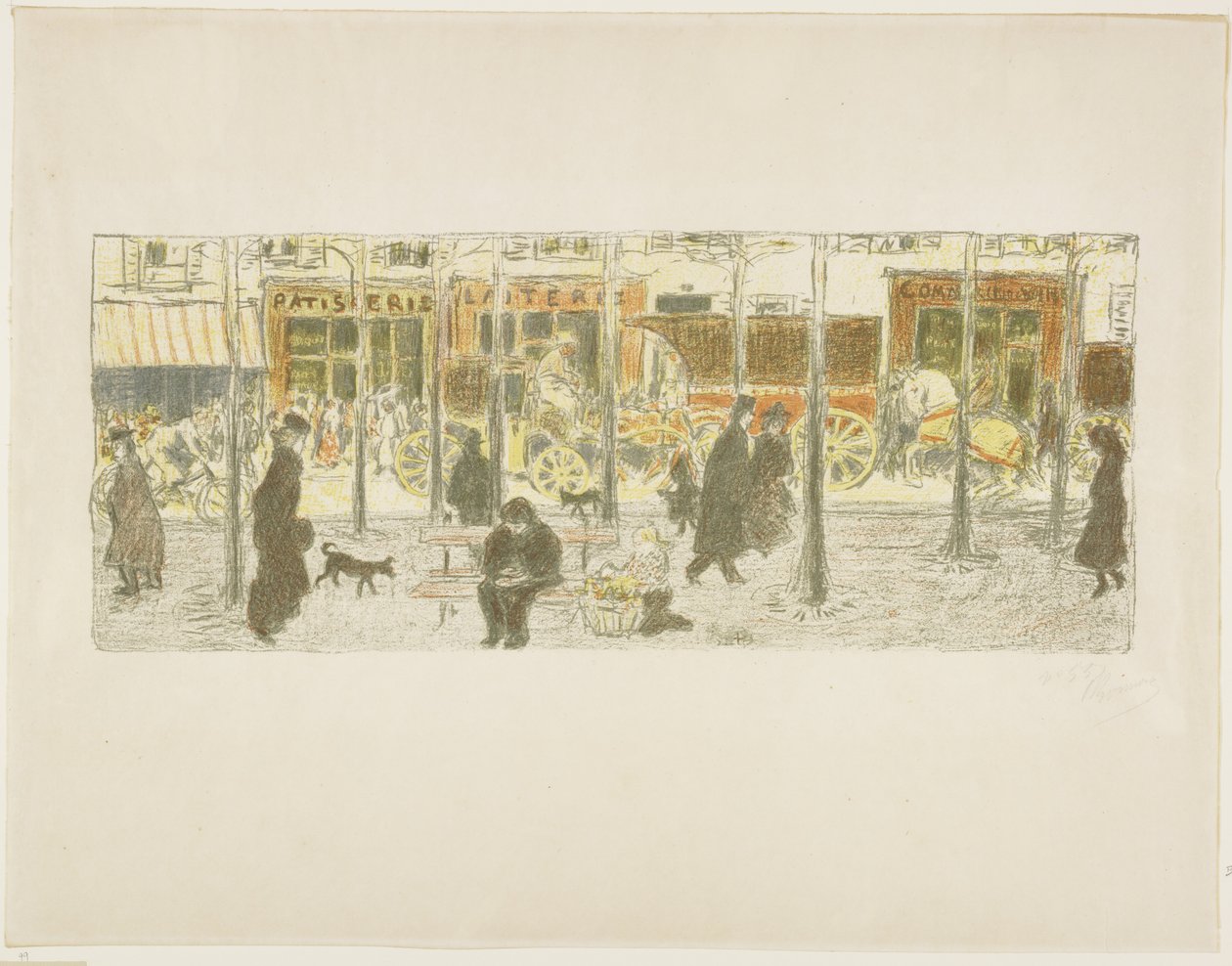 Bulvár od Pierre Bonnard