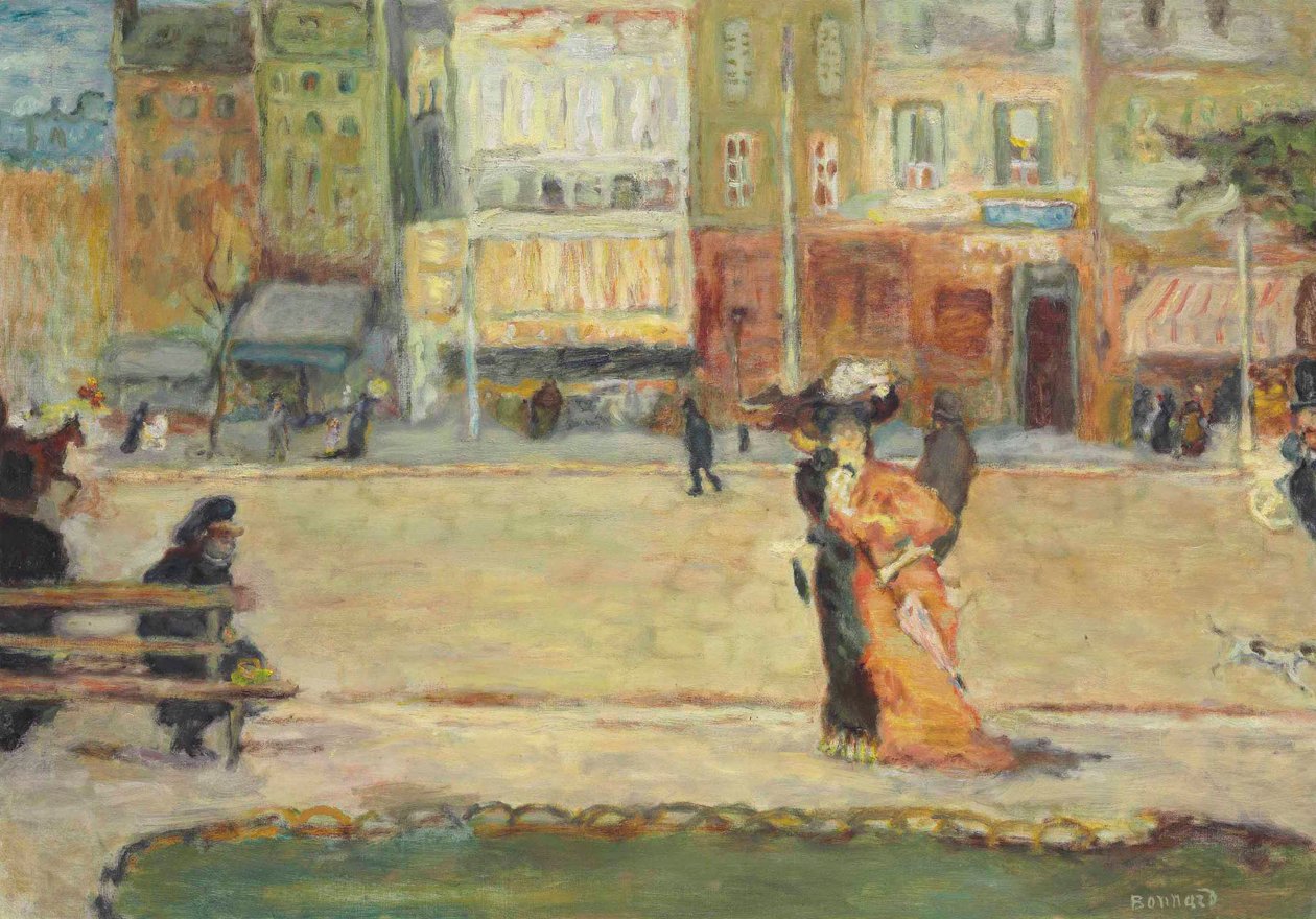 Boulevard de Clichy nebo pouliční scéna v Paříži od Pierre Bonnard