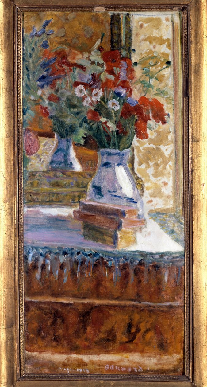 Kytice vlčích máků Obraz Pierra Bonnarda (1867-1947). 1918. Rozm. 0,72 x 0,325 m. Besancon, Muzeum výtvarných umění od Pierre Bonnard