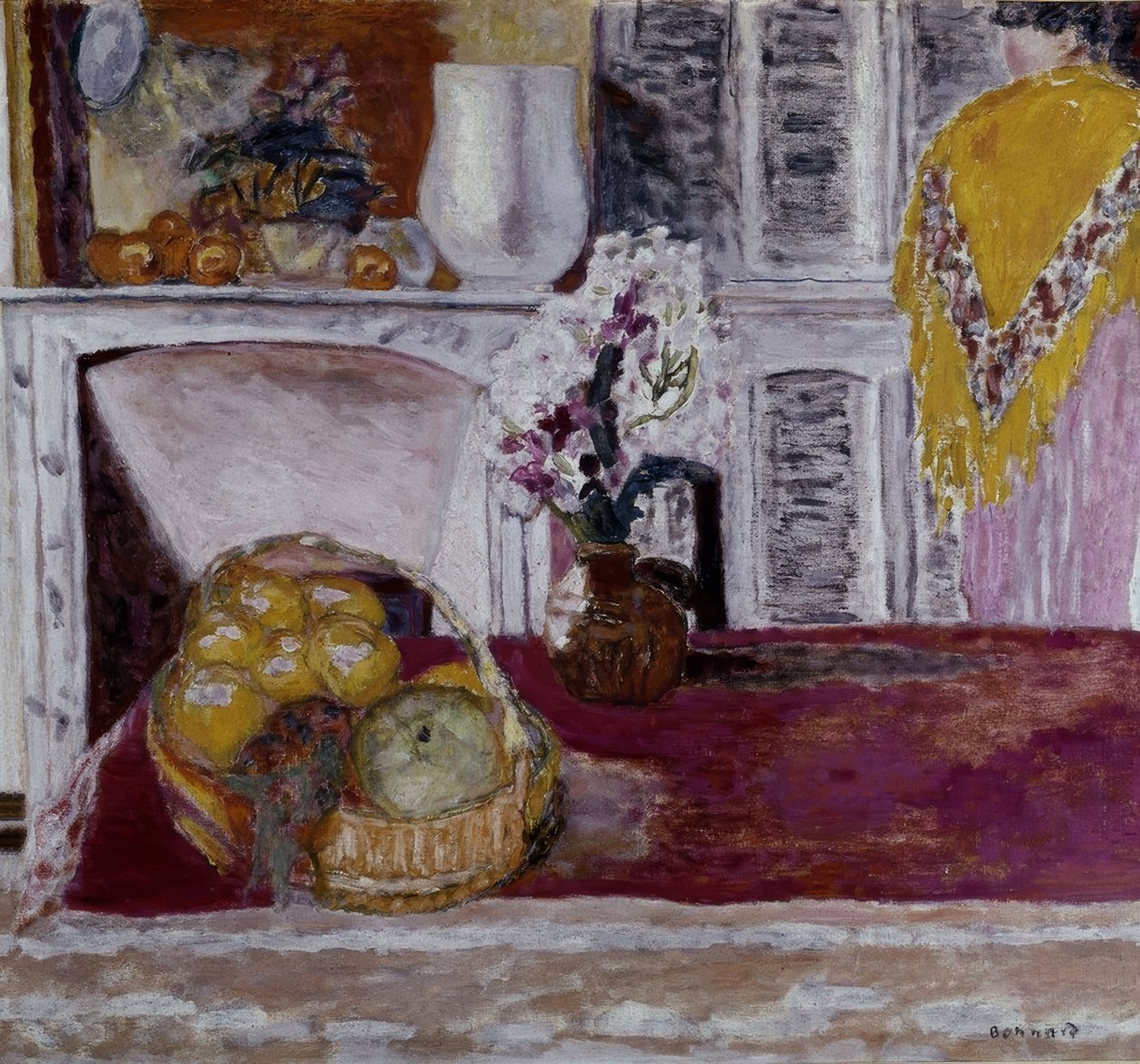 Jídelna v Le Cannet od Pierre Bonnard