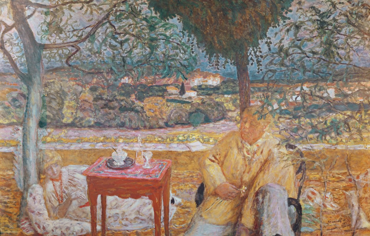Rozhovor v Provence, kolem 1913-1914 (olej na plátně) od Pierre Bonnard