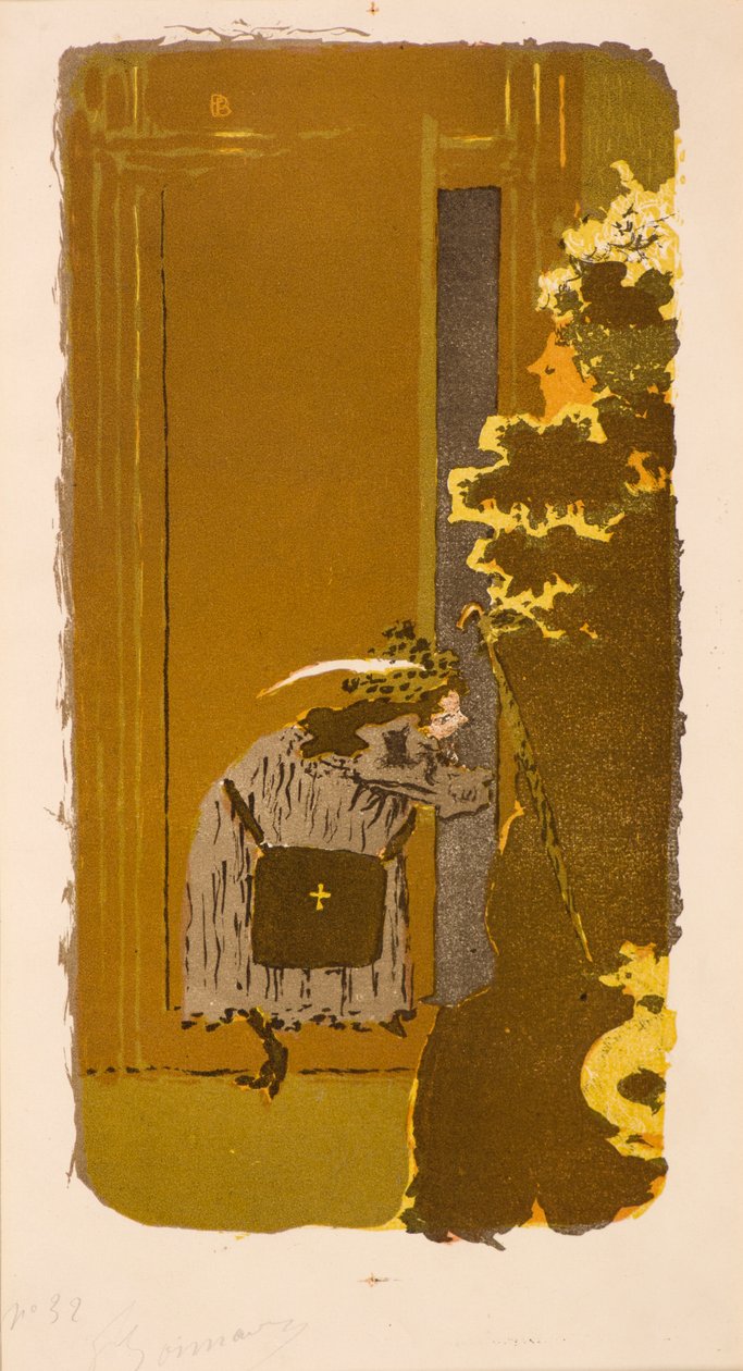V ulici, 20. století (litografie) od Pierre Bonnard
