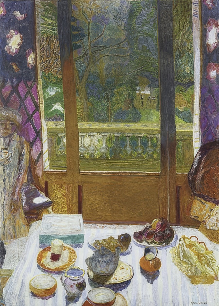 Snídaňová místnost s výhledem do zahrady. 1930-31 od Pierre Bonnard