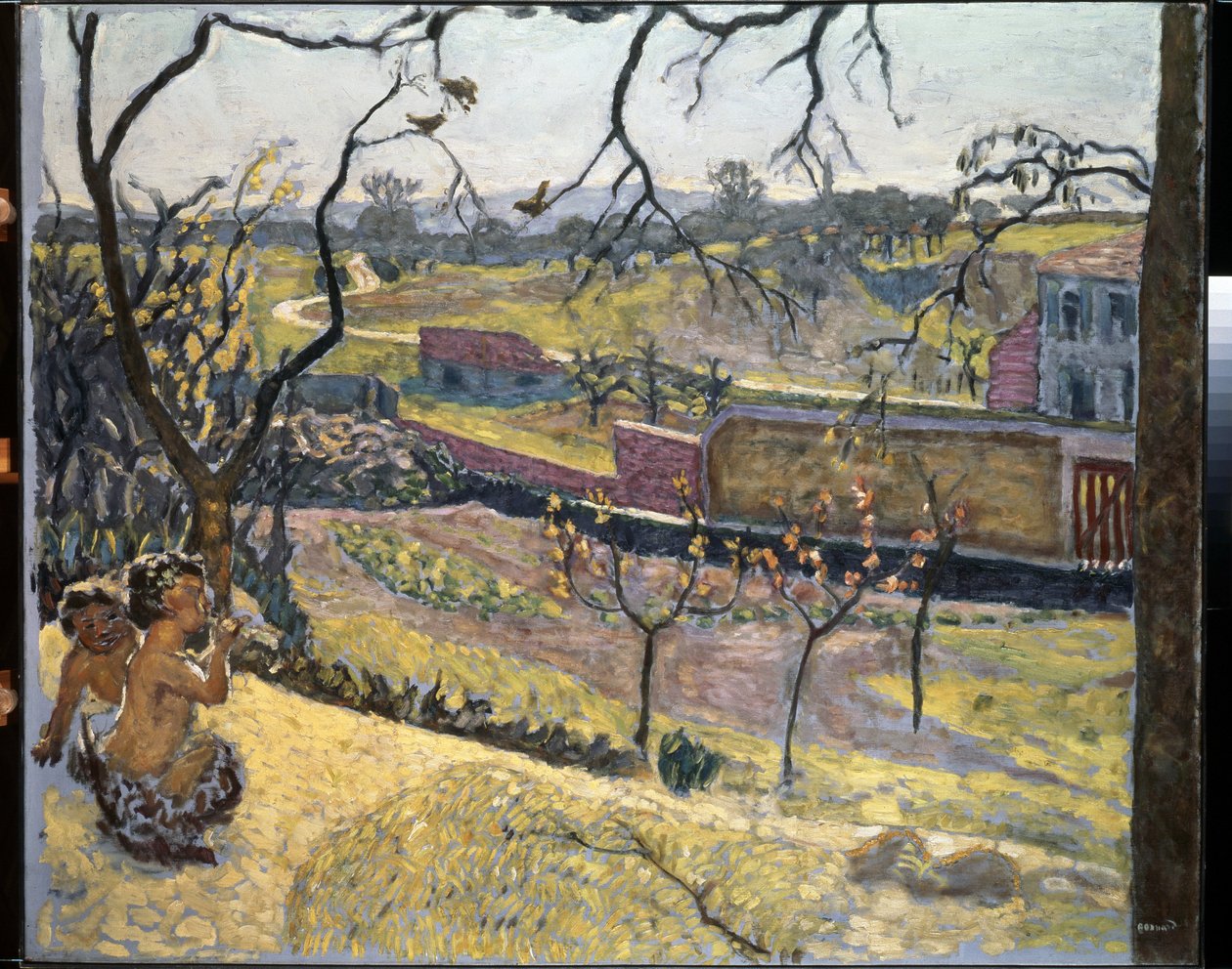 Začátek jara. Malí fauni. Obraz Pierra Bonnarda (1867-1947) od Pierre Bonnard