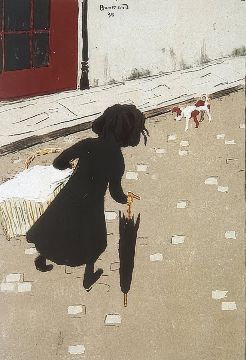 Malá pradlena. 1896 od Pierre Bonnard
