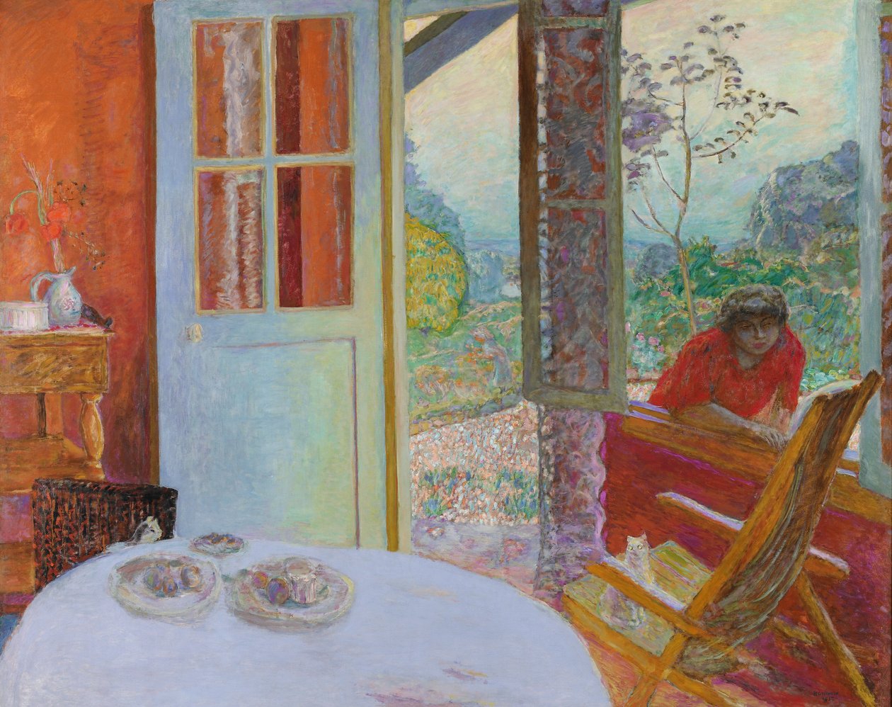 Jídelna na venkově od Pierre Bonnard