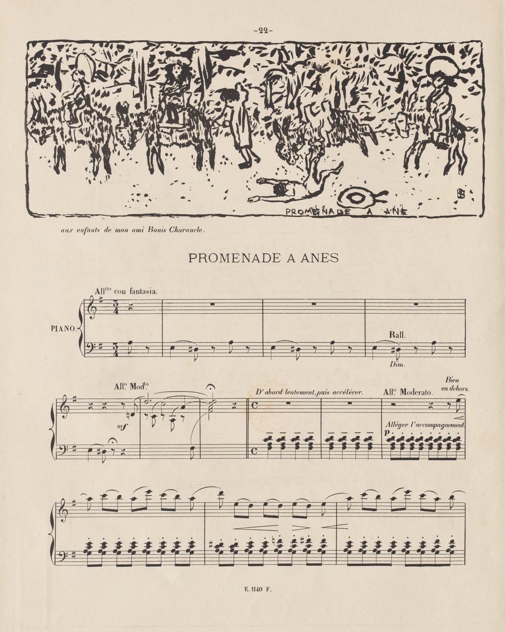 Oslí jízda, 1893. od Pierre Bonnard