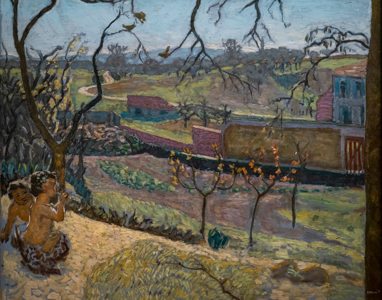 Brzké jaro. Little Fauns, 1909 (olej na plátně) od Pierre Bonnard
