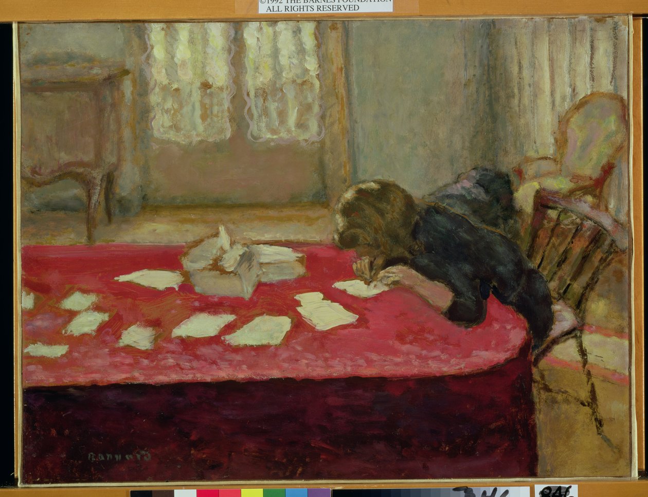 Dívka psaní od Pierre Bonnard