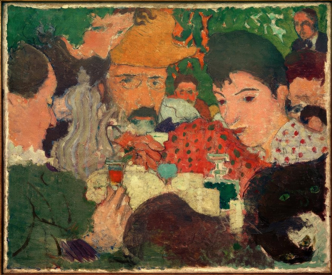 Odpolední čaj na zahradě, odpoledne Studie zu LA na zahradě od Pierre Bonnard