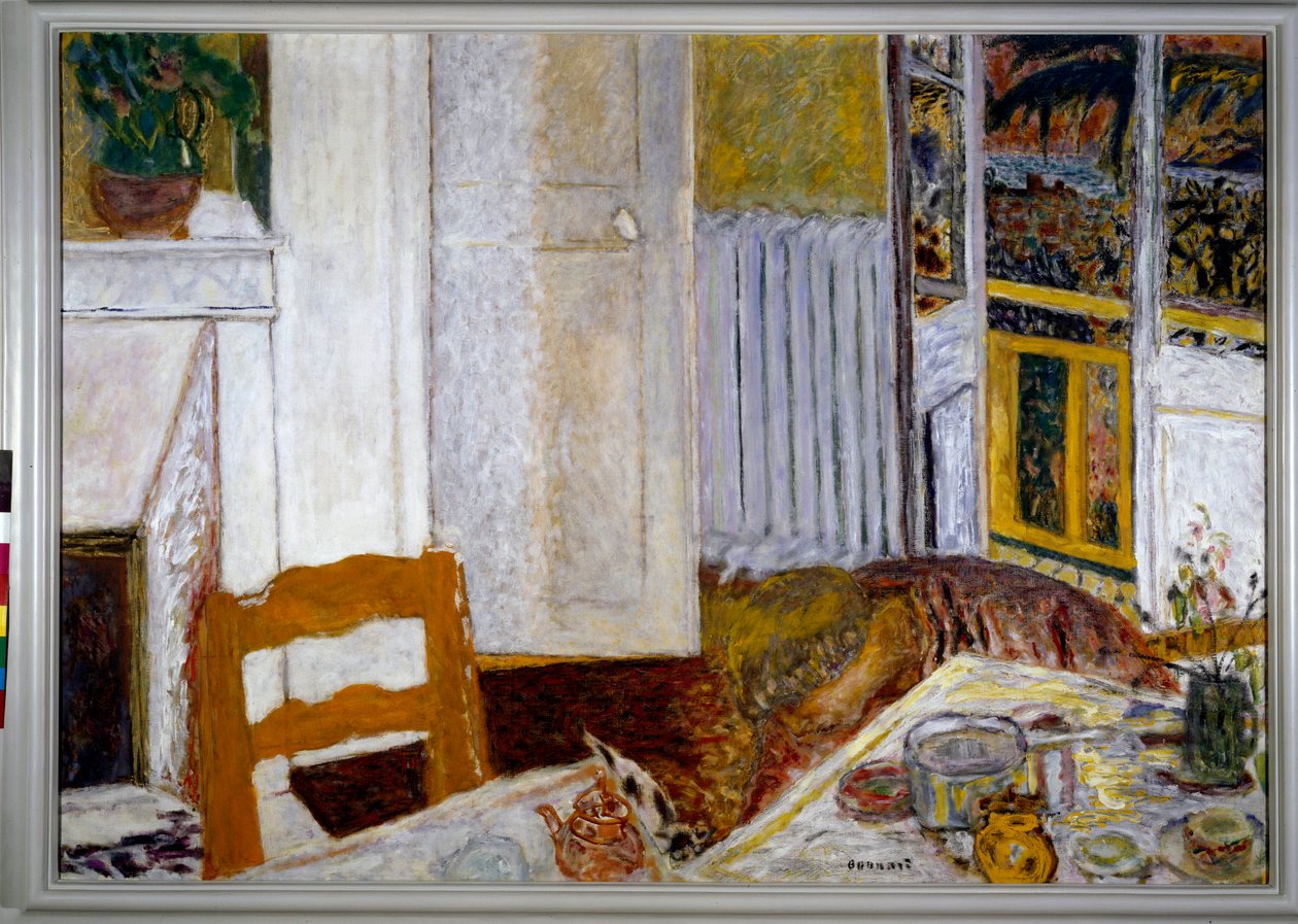 Interiér bílý obraz od Pierra Bonnarda (1867-1947) 1932 Rozm. 0,1x0,15 m Grenoble, musee des Beaux Arts od Pierre Bonnard