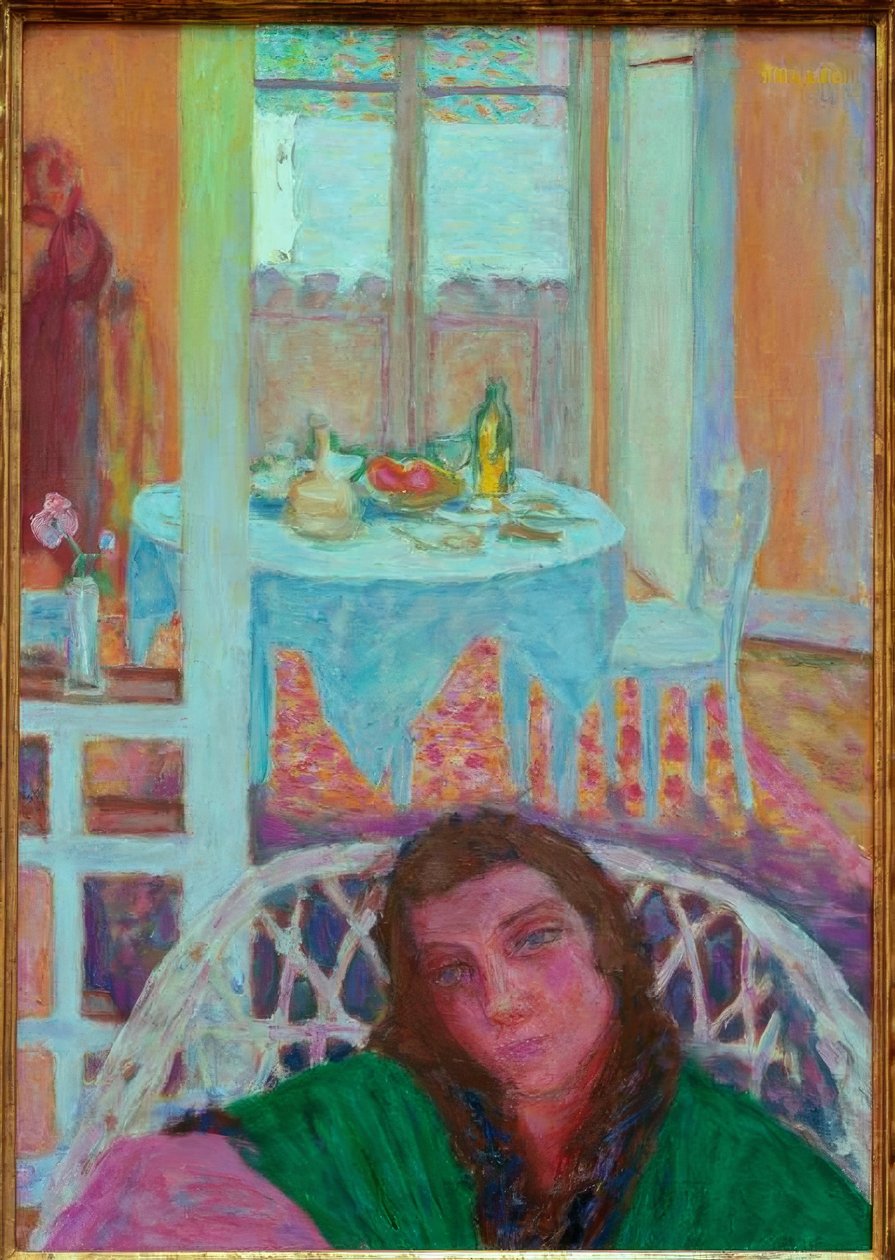 Přehledný interiér od Pierre Bonnard