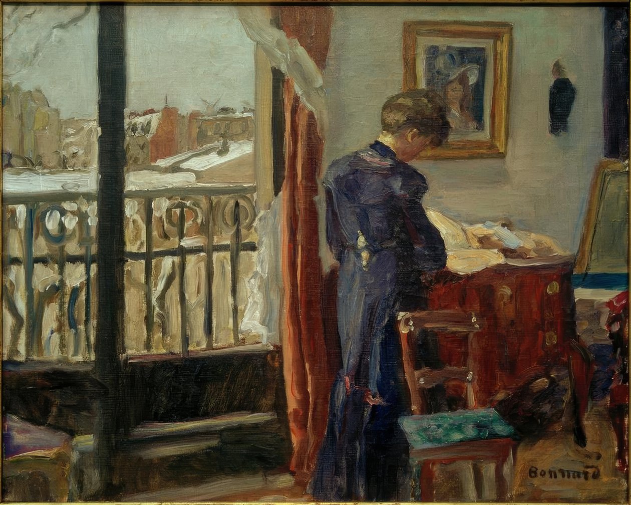 zimní den od Pierre Bonnard