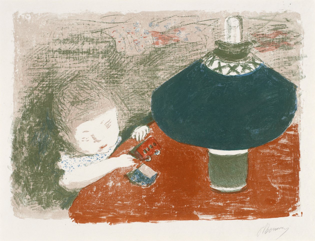 Dítě… lampa od Pierre Bonnard