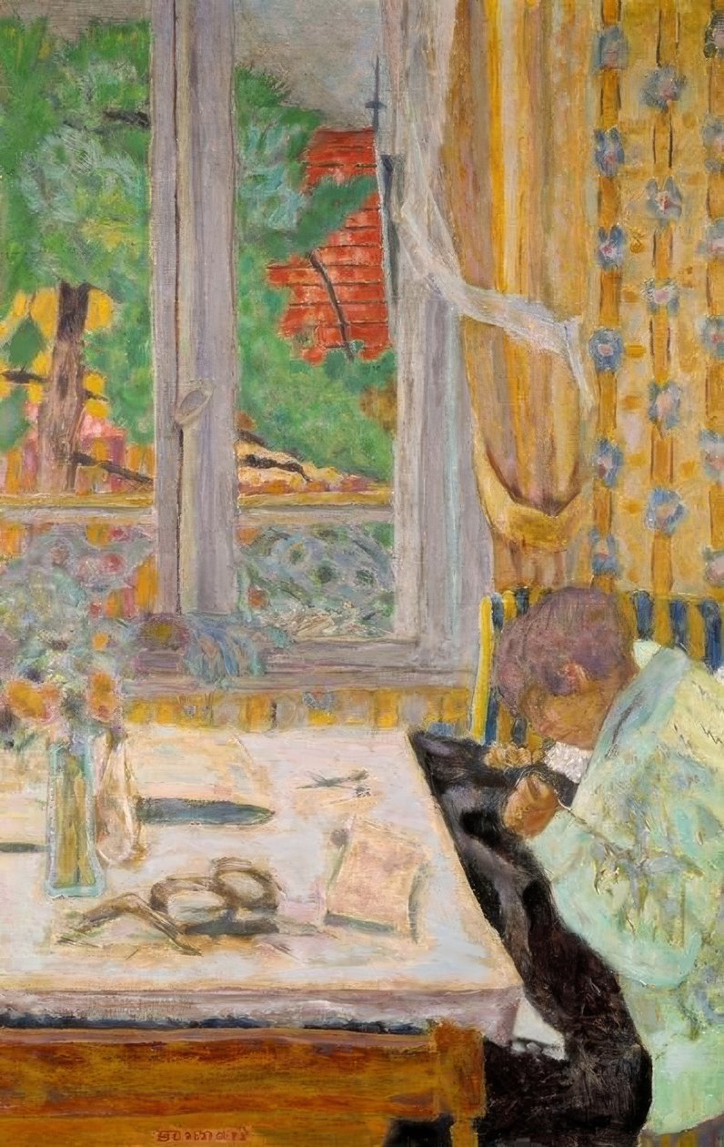 Švadlena aneb Šití u okna od Pierre Bonnard