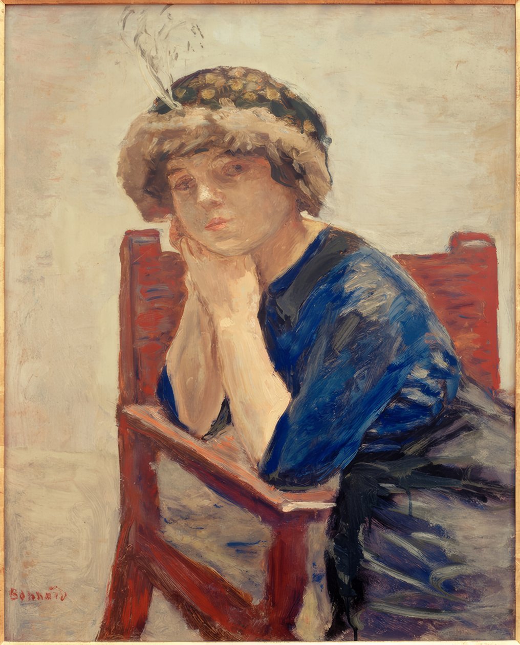 Žena Egret od Pierre Bonnard