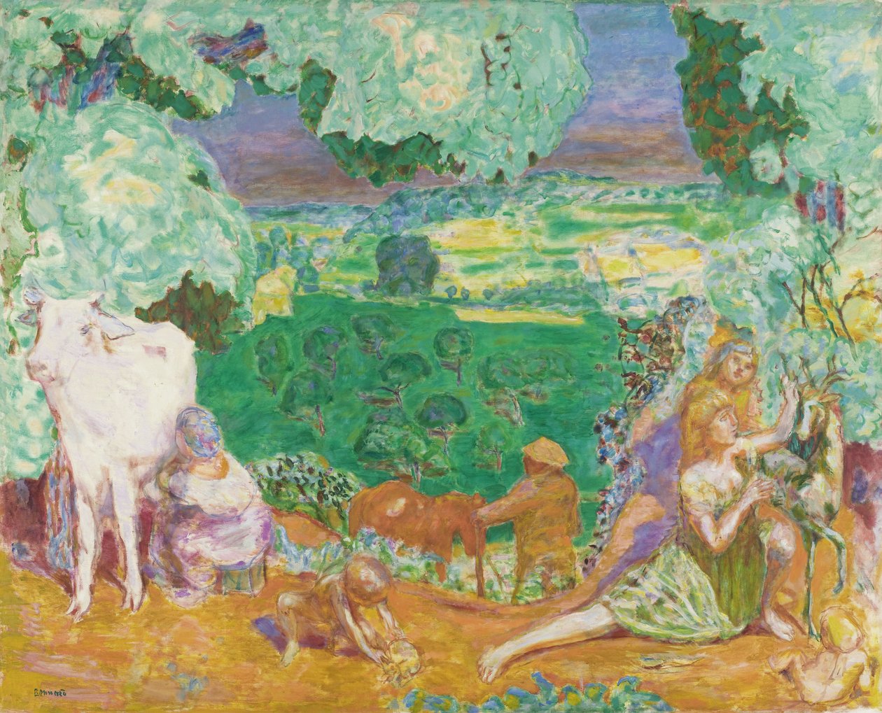 La Symphonie pastorale Landscape, 1916-1920 od Pierre Bonnard