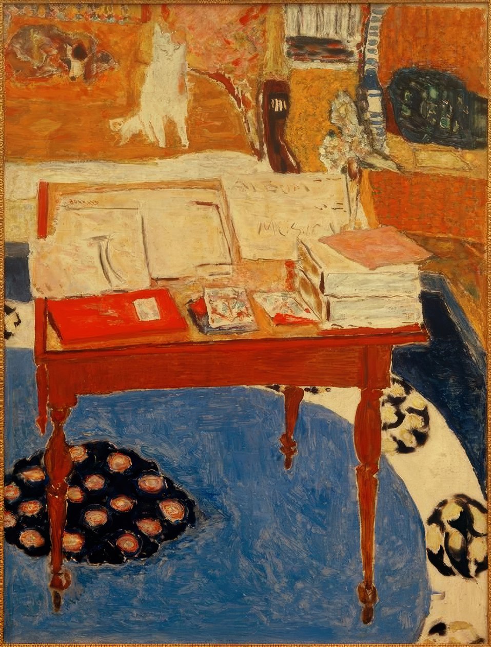 Pracovní stůl od Pierre Bonnard