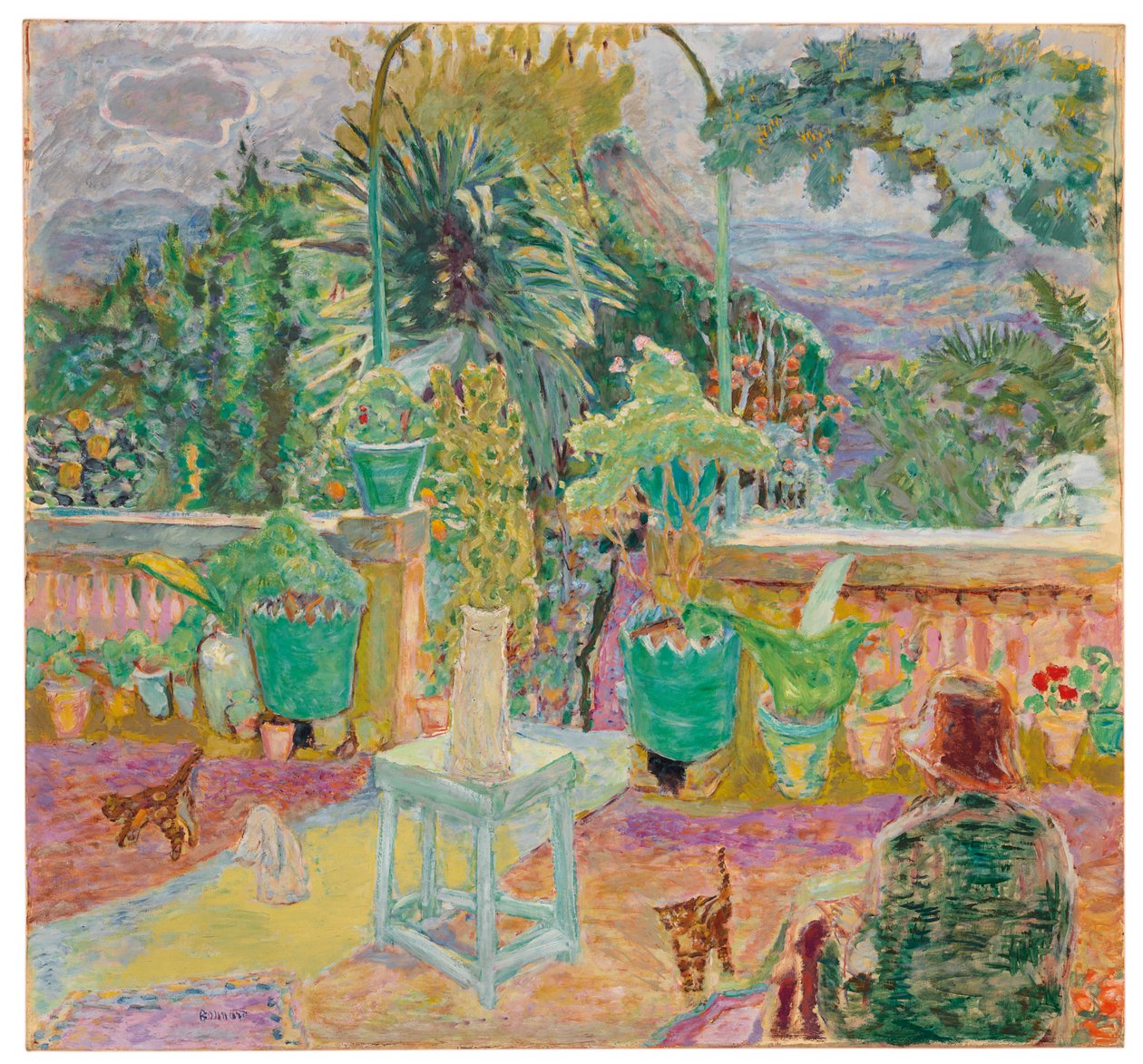 Terasa nebo terasa v Grasse od Pierre Bonnard