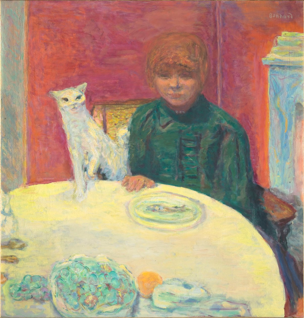 La femme au chat Žena s kočkou, 1912. od Pierre Bonnard