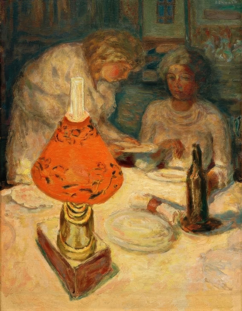 Oranžové stínidlo od Pierre Bonnard