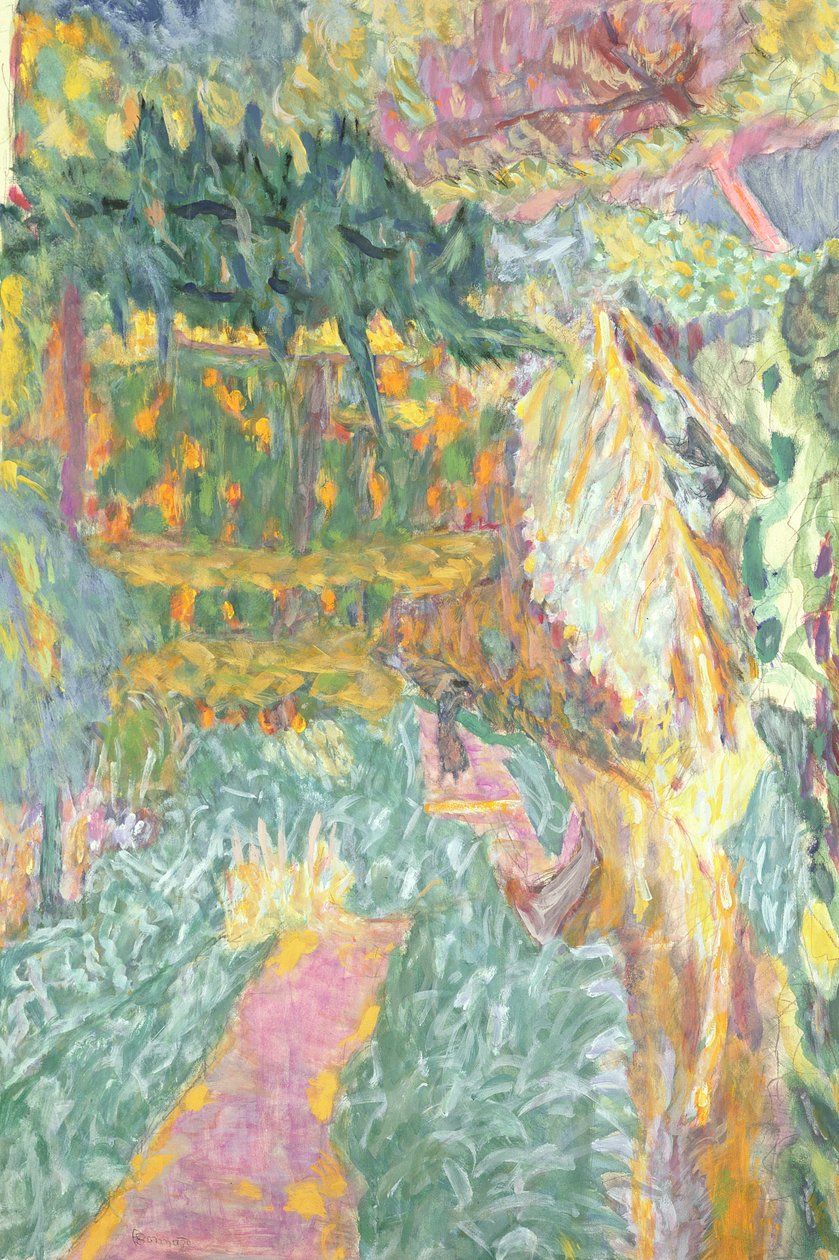 Zahrada v Le Cannet od Pierre Bonnard