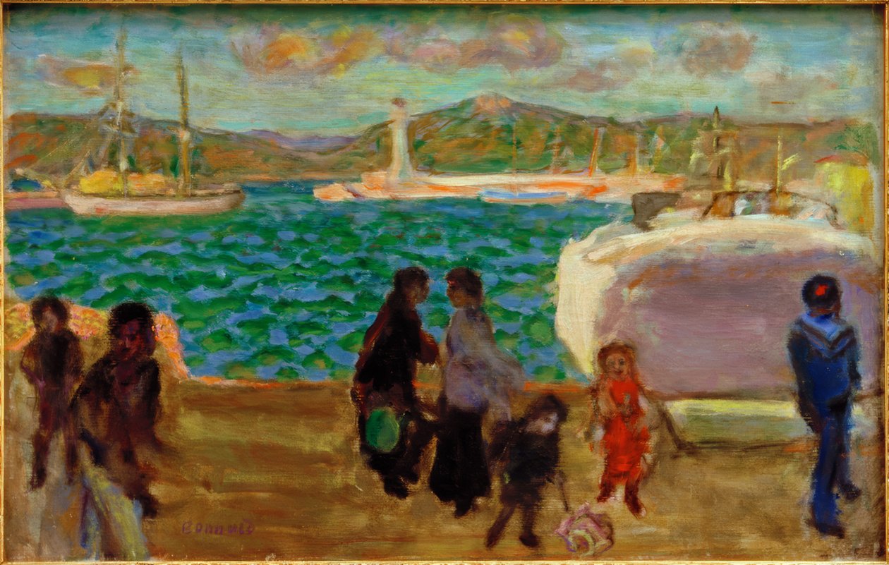 Mlžný záliv (mistrální nebe) od Pierre Bonnard