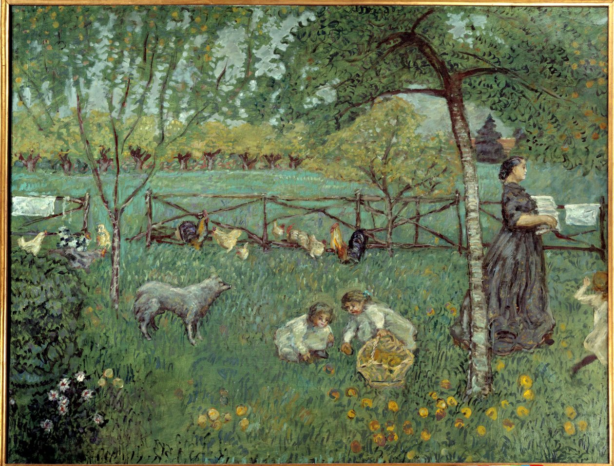 Le grand jardin Obraz Pierra Bonnarda (1867-1947) 1894 Ne. 1,68 x 2,2 m Paříž, Musee d