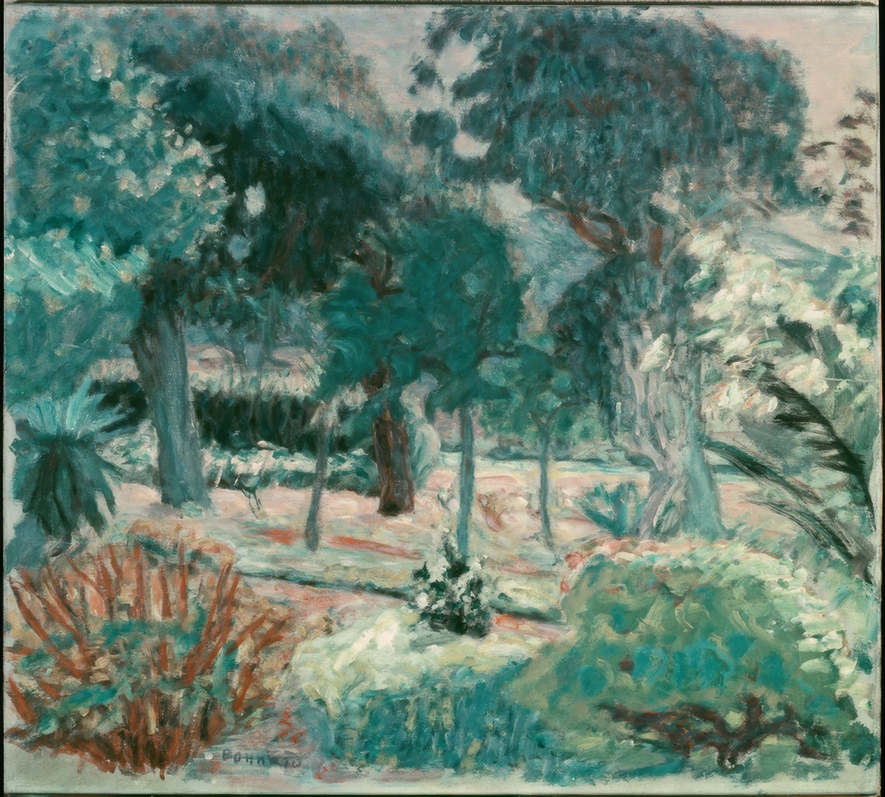 Zahrada v Le Var (Saint-Tropez, Villa Joséphine) od Pierre Bonnard