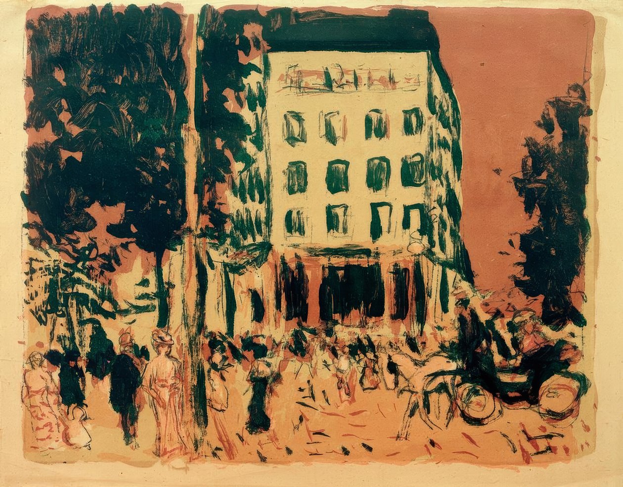Boulevards od Pierre Bonnard