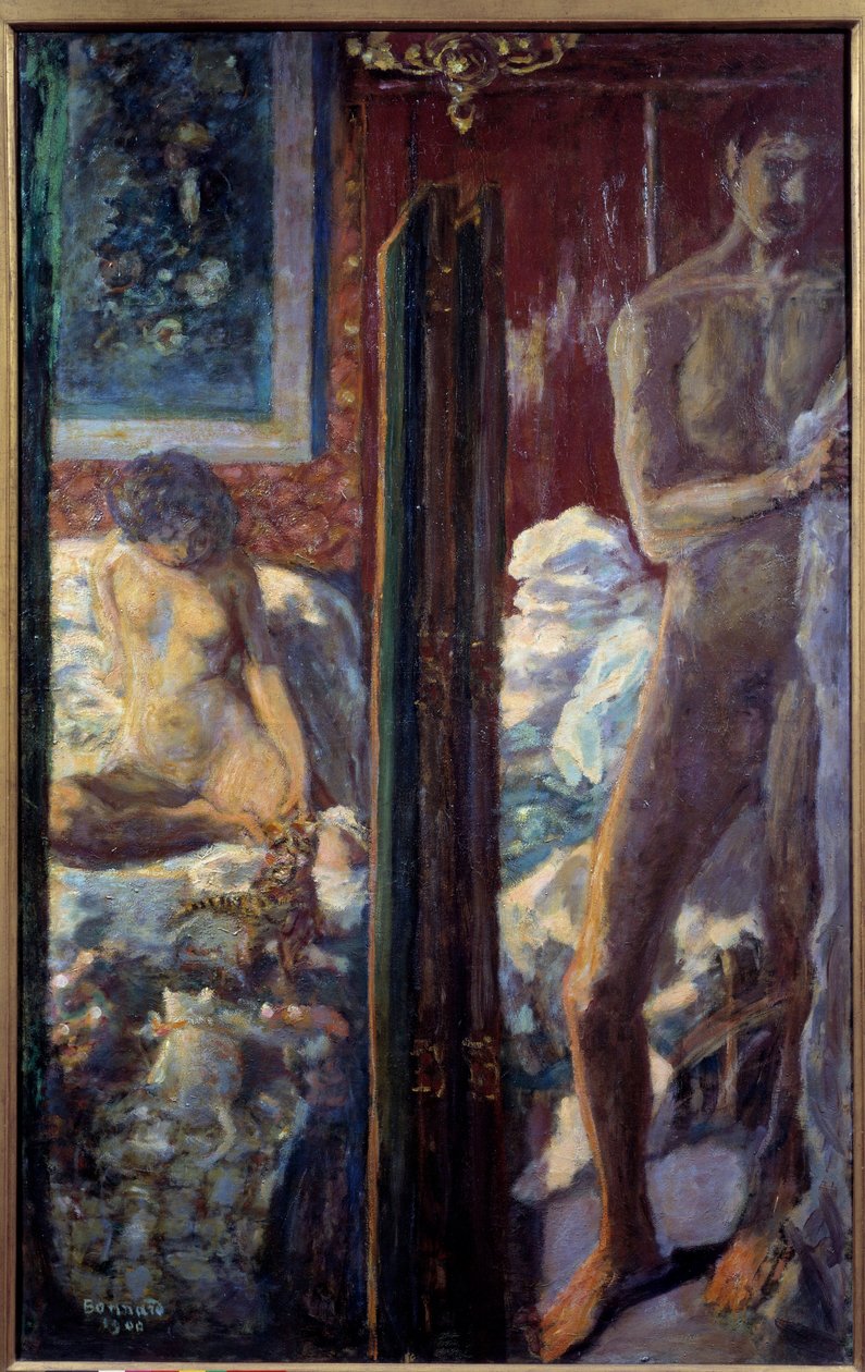 Muž a žena Nahý pár v ložnici od Pierre Bonnard
