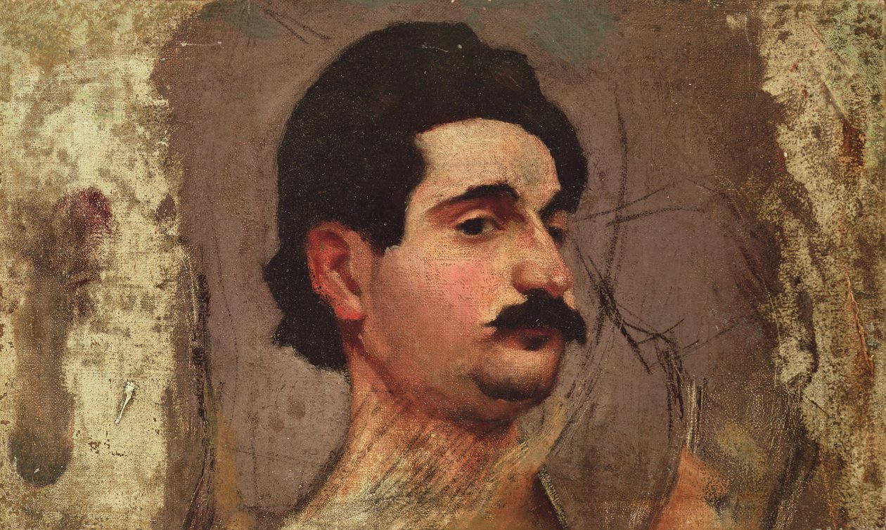 Muž s knírem, kolem 1887-88 od Pierre Bonnard