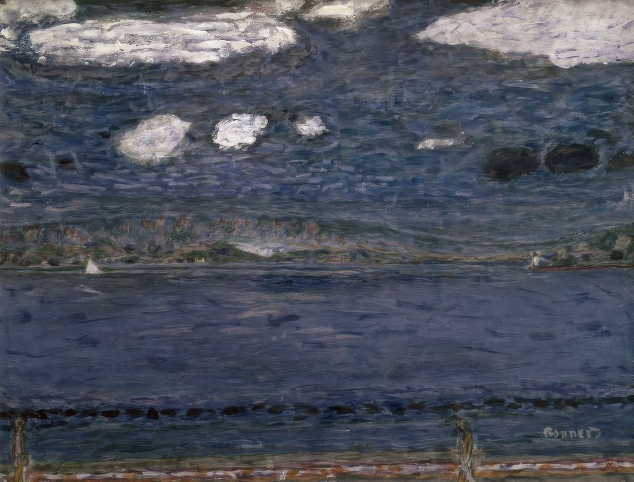 Středomoří – 1941/44 – 48,3 × 63,2 cm – kvaš a tužka na papíře od Pierre Bonnard