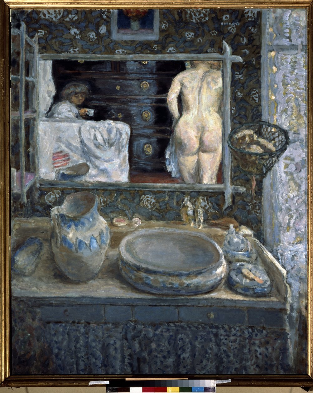 Zrcadlo nad umyvadlem od Pierre Bonnard