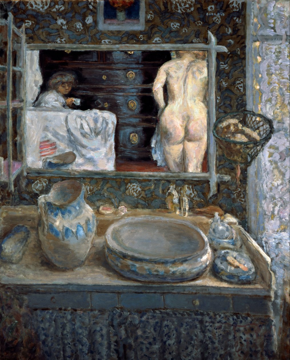 Zrcadlo nad umyvadlem, 1908. od Pierre Bonnard