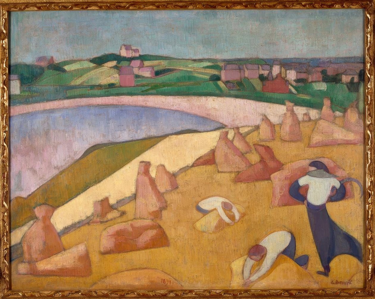 Sklizeň u moře od Pierre Bonnard