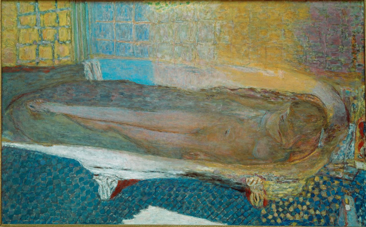 Nahá ve vaně Nahá žena ve vaně. Obraz Pierra Bonnarda od Pierre Bonnard