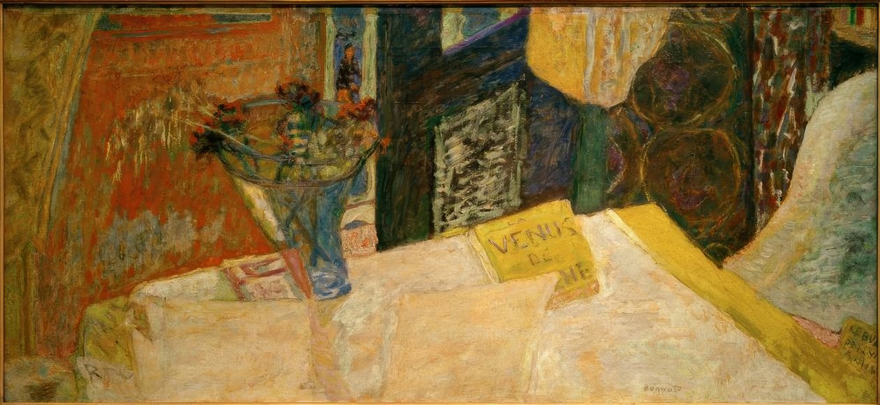 Zátiší s kyticí (La Venus de Cyrene) s od Pierre Bonnard