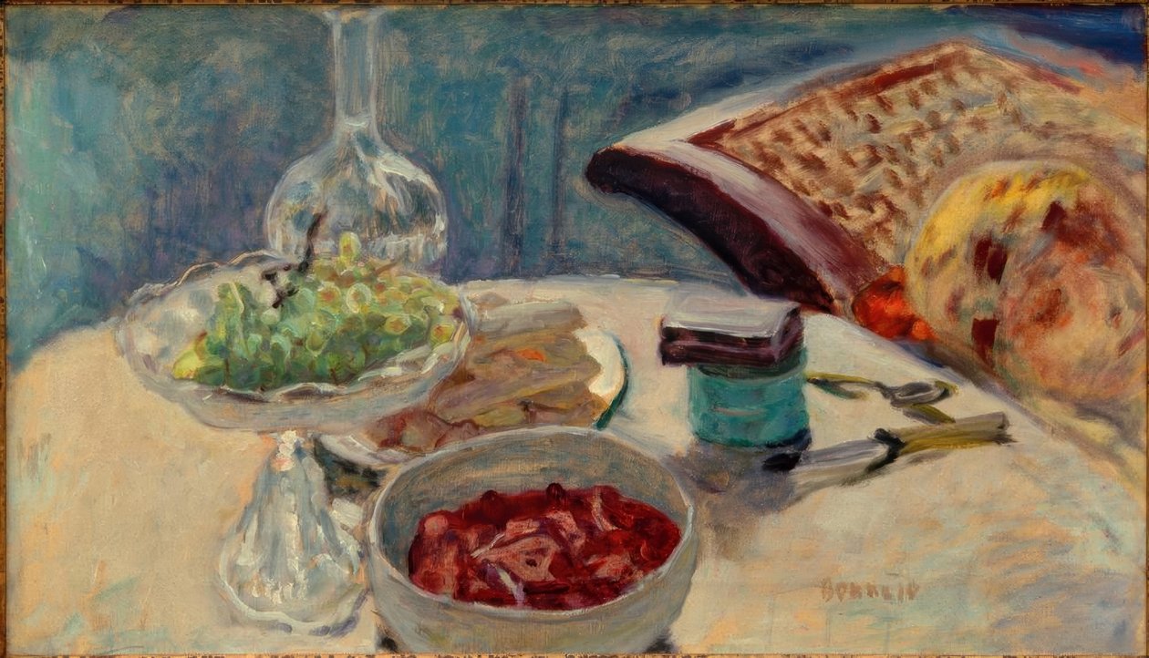 Zátiší s postavou (Marthe Bonnard) od Pierre Bonnard