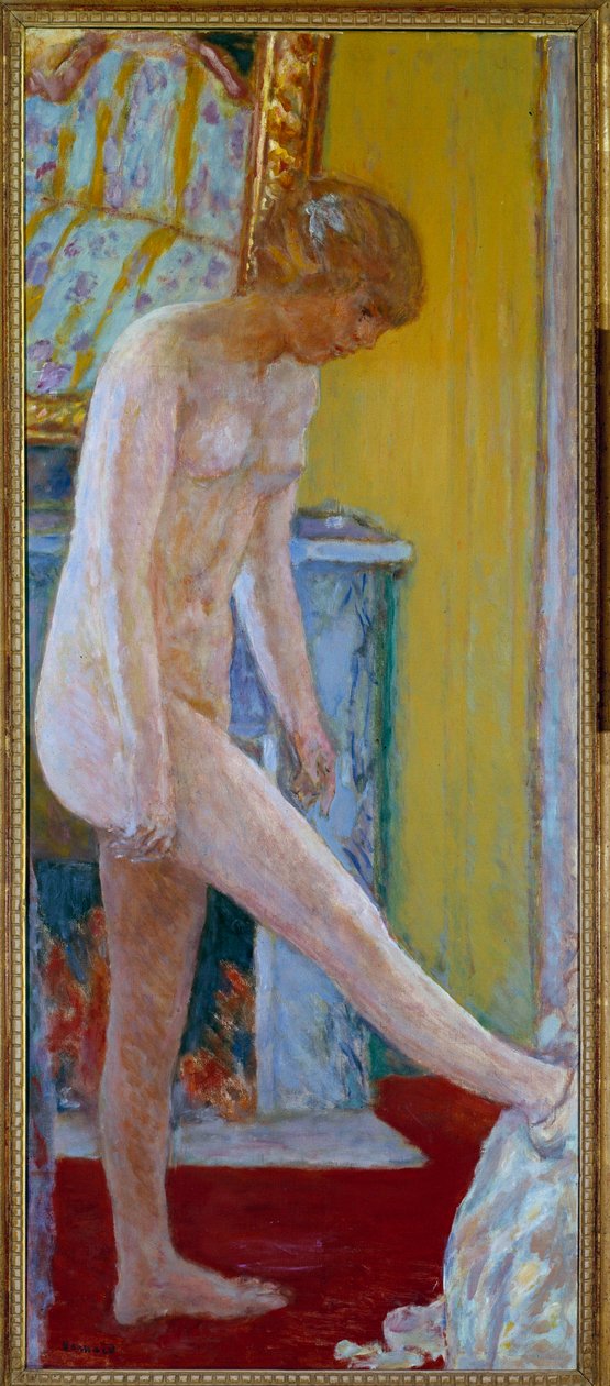 Nu Painting od Pierra Bonnarda (1867-1947) Paříž 20. století, městské muzeum moderního umění od Pierre Bonnard