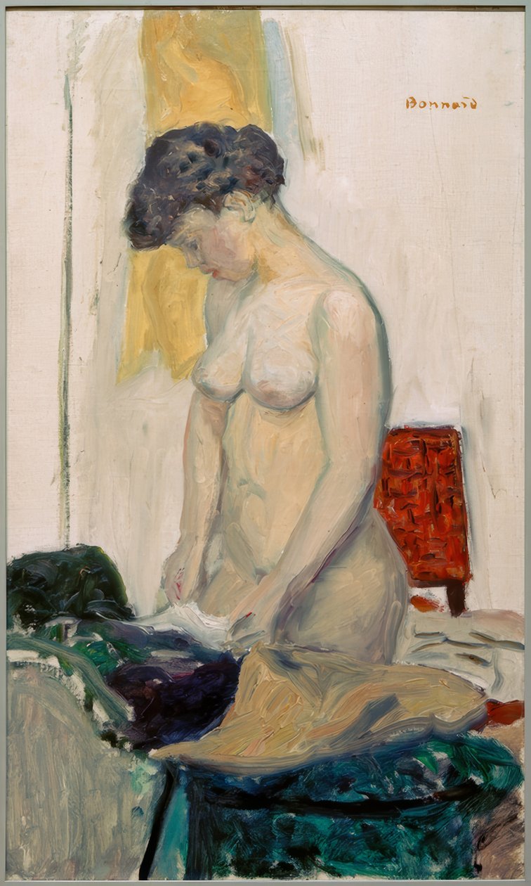 Stojící nahá v profilu od Pierre Bonnard