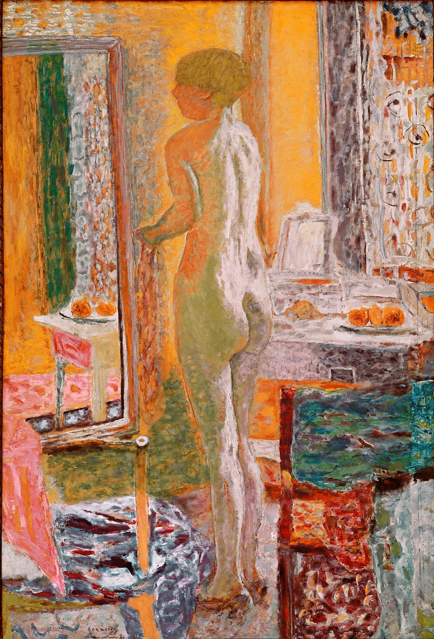 Akt před ledem Obraz Pierra Bonnarda (1867-1947) 1933 Rozm. 152x102 cm Benátky, Galleria d