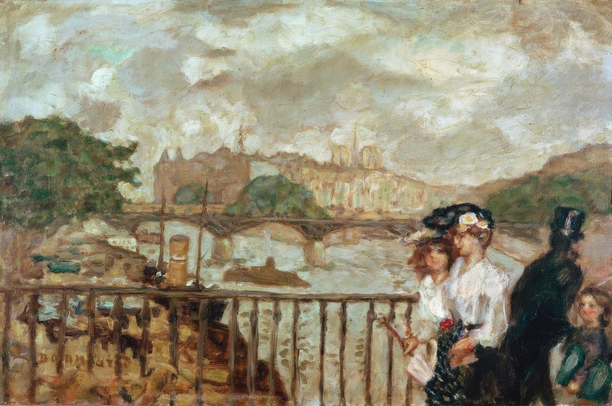 Paříž, Pont des Arts od Pierre Bonnard
