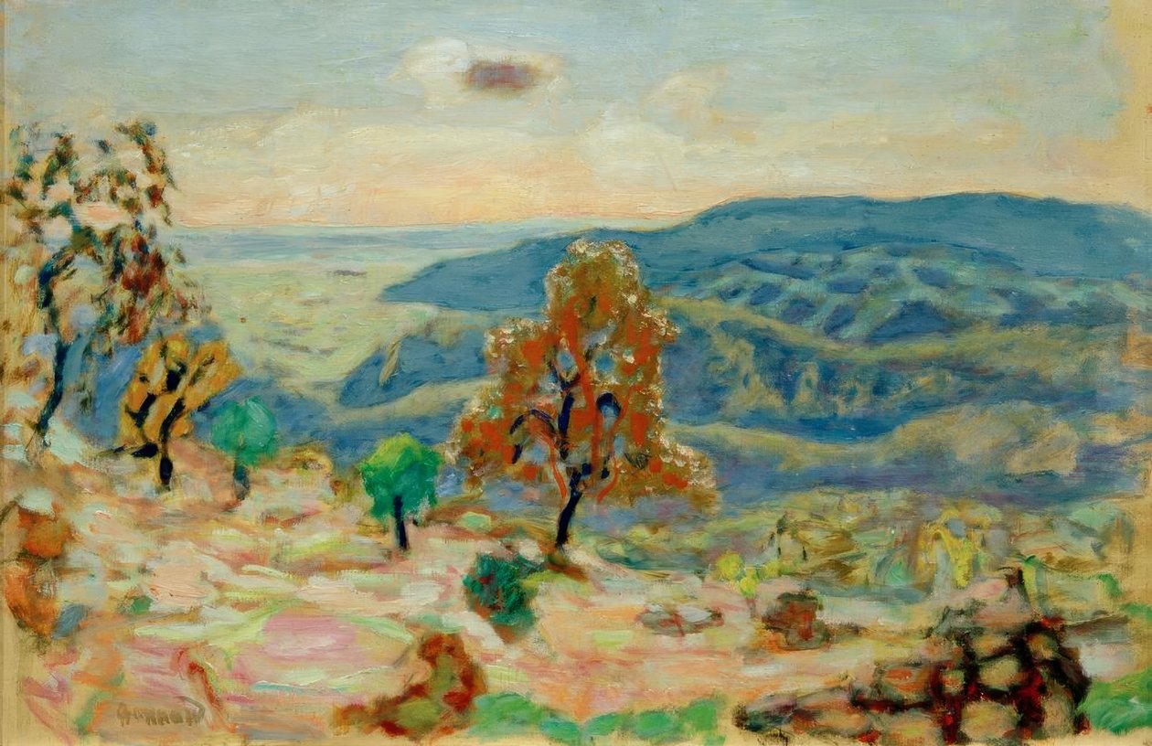 Horská krajina od Pierre Bonnard