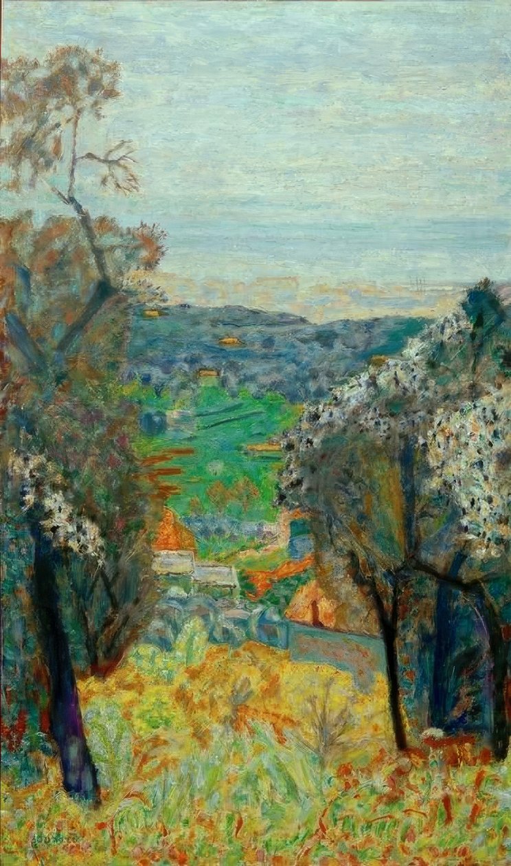 Cannet krajina od Pierre Bonnard