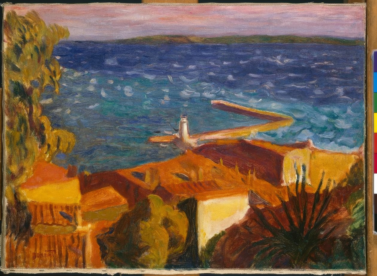 Malý středomořský přístav od Pierre Bonnard