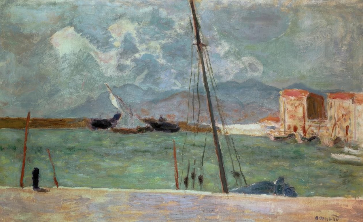 Přístav v Cannes od Pierre Bonnard